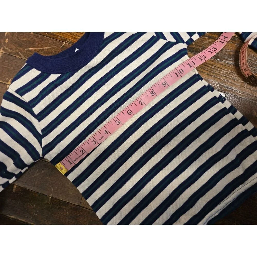 Vintage 90s Garanimals  Blue Striped Tshirt size 4T